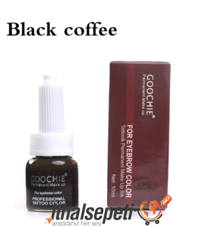 GOOCHIE Black Coffee (Siyah Kahve) Kalıcı Makyaj Microblading Boyası